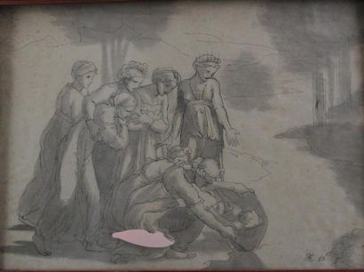 École FRANÇAISE de la fin du XVIIIe siècle
Abandon...