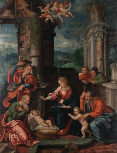 École FLAMANDE vers 1560, suiveur de Joos...