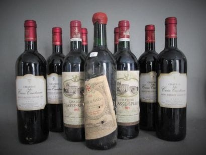 Bouteille de Château Gazin Pomerol, étiquette...