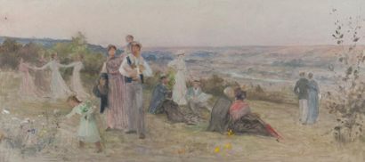 Alfred BRAMTOT (1852-1894)
Soir de dimanche...