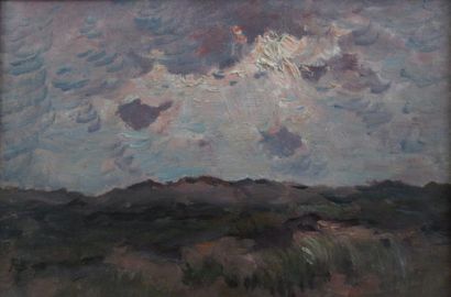 Frantz BINJE (1835-1900)
Paysage Huile sur...