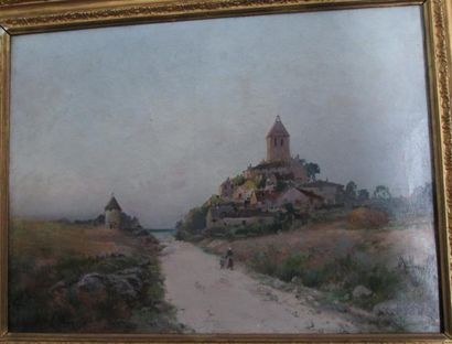 J. M. G. ANGLADE (XIXe siècle)
Village au...