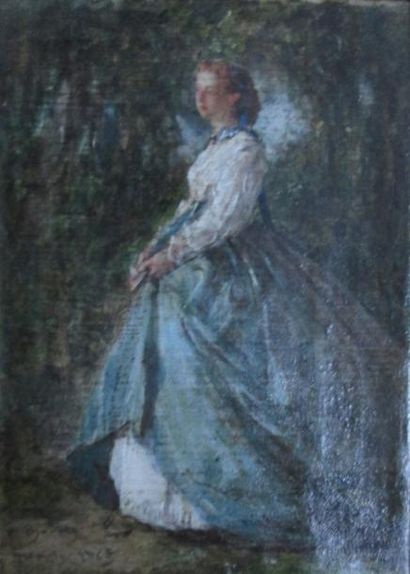 Victor Joseph CHAVET (1822-1906)
Jeune femme...