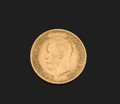 RUSSIE
PIÈCE EN OR DE 10 ROUBLES 1899.
Poids:...