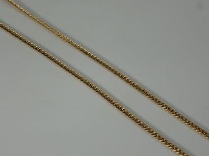 CHAÎNE en or jaune 18k (750 millièmes) à...