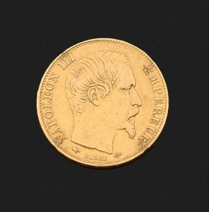 France
PIÈCE D'OR DE 20 FRANCS 1858.
Poids:...