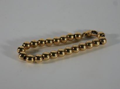 BRACELET en or jaune 18k (750 millièmes)...