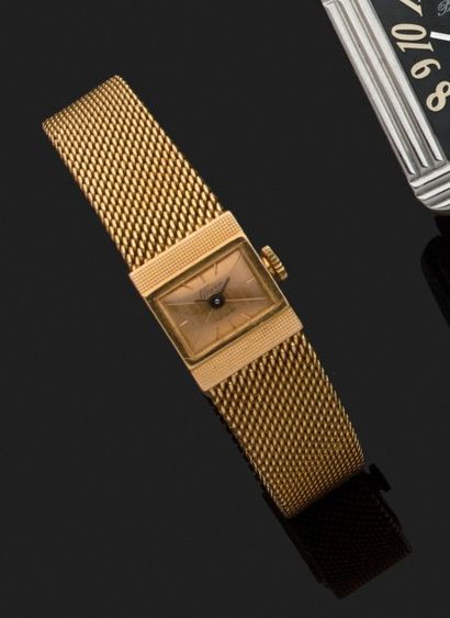 MONTRE BRACELET DE DAME mécanique en or jaune...
