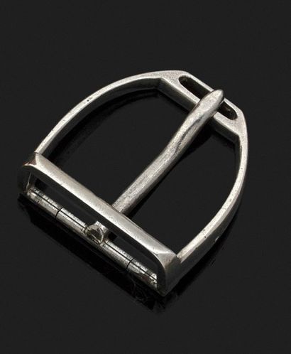 HERMES Paris
BOUCLE DE CEINTURE en argent...