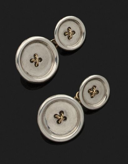 BULGARI
PAIRE DE BOUTONS DE MANCHETTES en...
