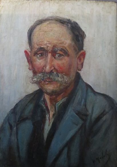 MADELAN (?)

Portrait d'homme
Huile sur panneau...