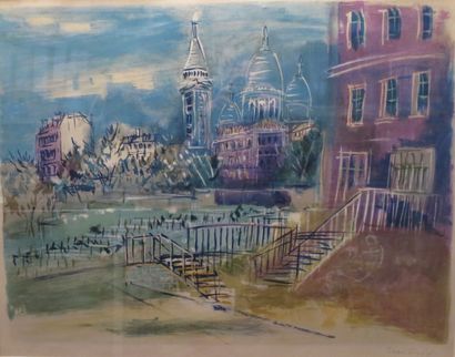 D'après Jean DUFY (1888-1964)

La basilique...