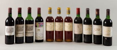 3 Bouteilles Château Yquem, Sauternes, 1970...
