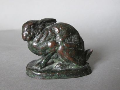 ANTOINE LOUIS BARYE (1795-1876)

Lièvre effrayé
Sculpture...