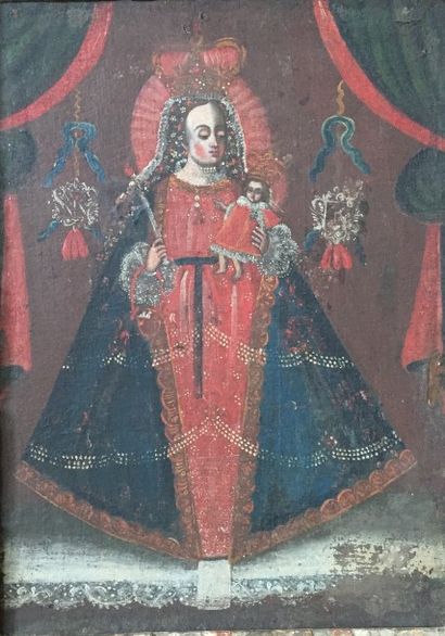 Ecole de cuzco du XVIIIe siècle

Vierge à...