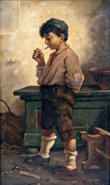 François-Xavier BRICARD (1881-1935)

Bohémien
Gypsy...
