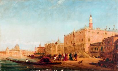 École Française du XIXe siècle

Vue de Venise,...
