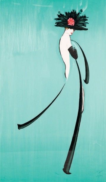 *D'après René GRUAU (1909-2004)

Les girls,...