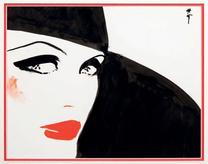 *René GRUAU (1909-2004)

Femme de profil...