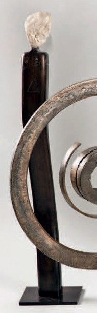*JIF, école du XXe siècle

Sculpture en bronze...
