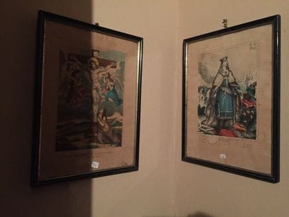 Six gravures religieuses.