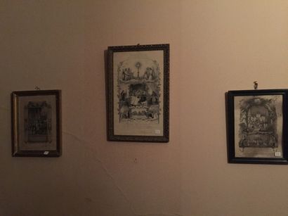 Six gravures religieuses.