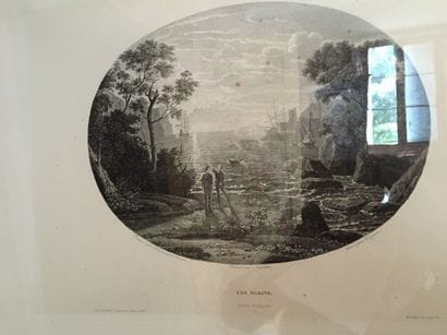 2 gravures marine d'apres Le Lorrain et d'après...