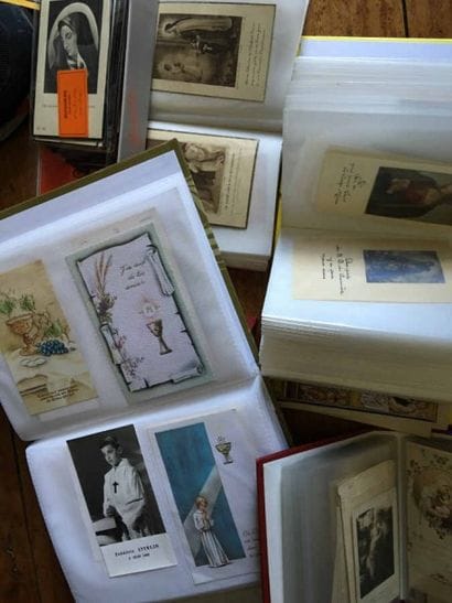 Collection d'images pieuses.