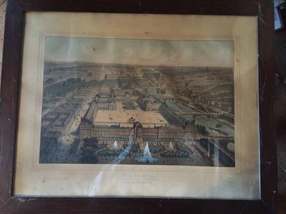 Paire de gravures représentant 