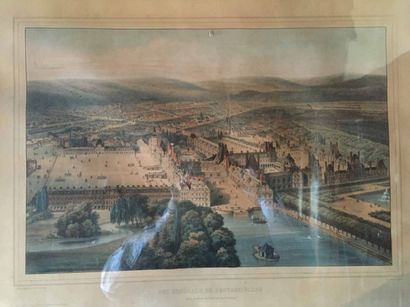 Paire de gravures représentant 