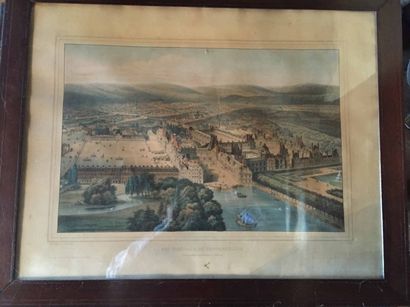 Paire de gravures représentant 