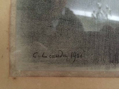 D'après Charles LEANDRE (1862-1934) L'arrivée...