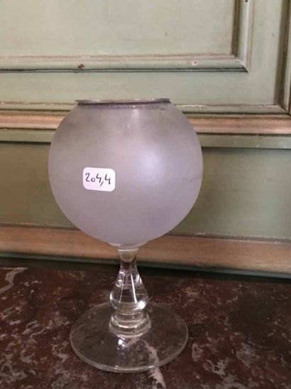 Encrier en verre.