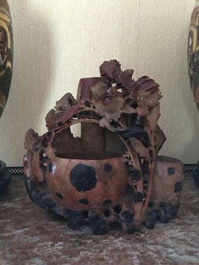 Petit vase en pierre de lard.