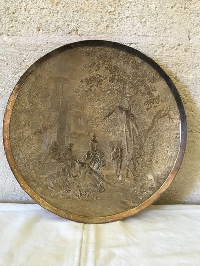Nicolas LANCRET (d'après) La Terre plaque...