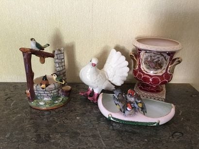 Ensemble de porcelaines diverses.