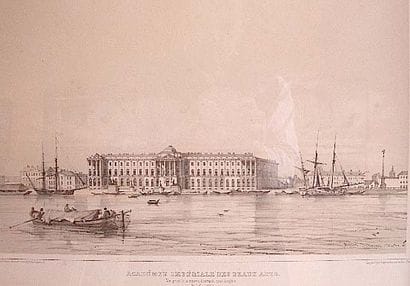 Académie impériale des Beaux-Arts. Lithographie...