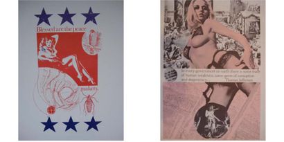 Lot de 2 affiches de Win Weege Affiches originales...