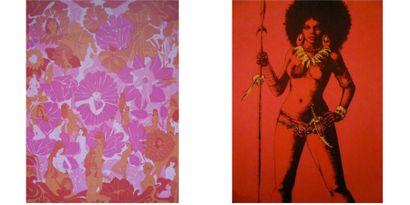 Lot de deux affiches : « War Queen » et «...