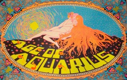 Age of Aquarius H. Ucreira Affiche psyché...