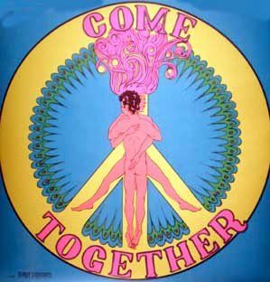 Come together Affiche originale psychédelique...