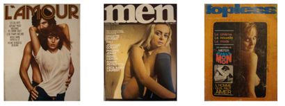 Trois magazines L'Amour Numéro 1 Avril 1974...