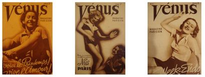 Lot de 3 magazines VENUS Magazine parisien....