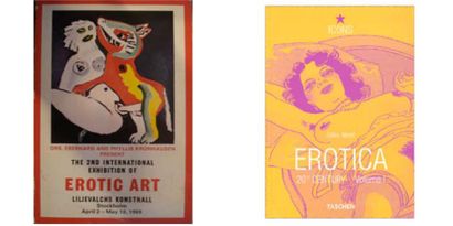 Lot de trois livres: Masters of Erotic Art...
