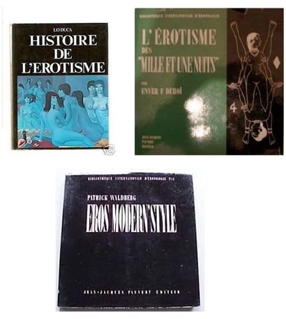 Lot de deux livres : Histoire de l'Erotisme...