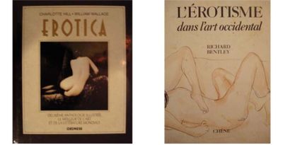 Lot de 2 livres: Erotica joint à l'Erotisme...