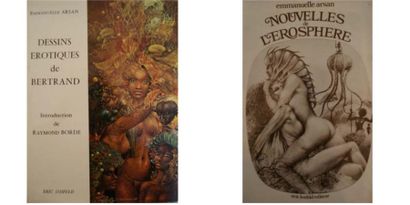 Lot de 2 livres : Dessins Erotiques de Bertrand...