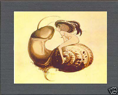Lot de 2 : Charmant escargot joint au tableau...