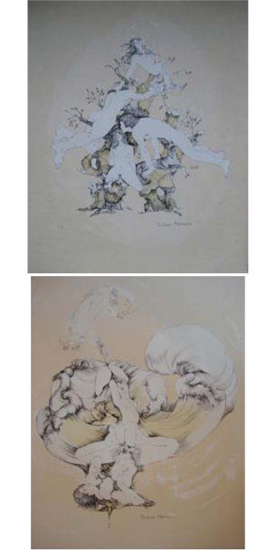 Didier Moreau
Deux lithographies, l'une numérotée...