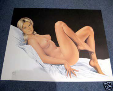 Alain Aslan
Pin-up. Signée au crayon en bas...